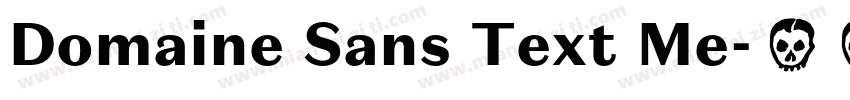 Domaine Sans Text Me字体转换